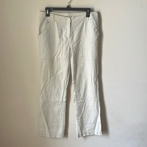 BCBGMAXAZRIA Linen Pants